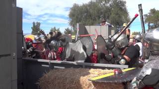 Iron Brigade CHARGE 2013 Highland War of Caid in the SCA  Day 2 Castle Fight [upl. by Anora]