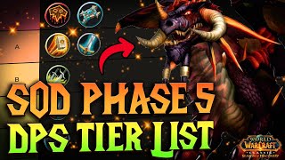 Best DPS Classes in SoD Phase 5  DPS tier list [upl. by Duong]