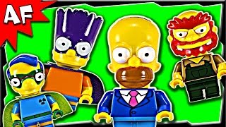 Lego SIMPSONS Minifigure Series 2 71009 Stop Motion Review [upl. by Chassin117]