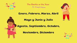 The Months of the YearSpanish  Children Songs [upl. by Acinnor]