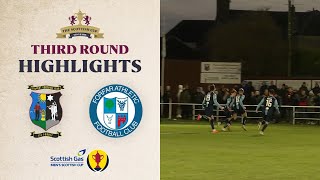 Tranent 01 Forfar Athletic  Scottish Gas Mens Scottish Cup Third Round Highlights [upl. by Llyrrad]