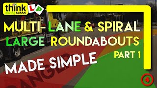 ROUNDABOUTS How to deal with Spiral amp Multilane Roundabouts Part 1  Filmed in Basingstoke [upl. by Atinrahc]