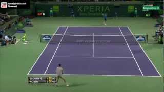 Novak Djokovic vs Lukas Rosol Masters Miami 2013 Highlights R2 HD [upl. by Tessie]