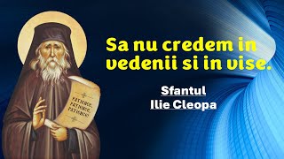 Sa nu credem in vise si vedenii  Sf Ilie Cleopa [upl. by Ahsinad]