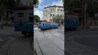 Kolkata tram train [upl. by Nidia467]