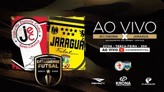 CAMPEONATO CATARINENSE SÉRIE OURO 2023  JECKrona X Jaraguá Futsal [upl. by Alracal]