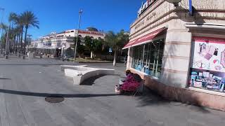 playa de las Americas Tenerife Golden mile [upl. by Alliuqaj]