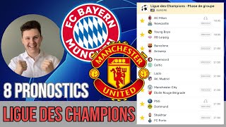 8 Pronostics Foot LIGUE DES CHAMPIONS 20 septembre 2023  BAYERN  UNITED [upl. by Orvie]