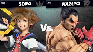 Super Smash Bros Ultimate  Sora vs Kazuya [upl. by Inan665]