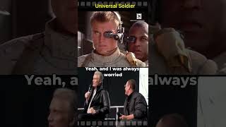 Van Damme amp Dolph Lundgren talk training UNIVERSAL SOLDIER [upl. by Ceevah248]