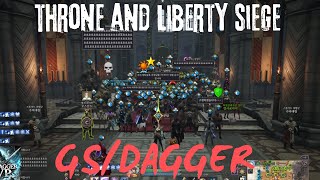 Castle Siege War gsdagger KR 4Guild vs China 7 Guild Throne and Liberty [upl. by Watson346]