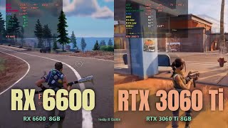 RX 6600 vs RTX 3060ti 1440p gaming 2024 [upl. by Llertnom]