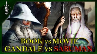 GANDALF vs SARUMAN  The Treason of Isengard  Book vs Movie Differences  Lord of the Rings Lore [upl. by Mikah]