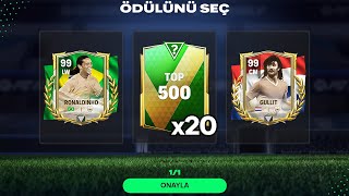 10 HESAPTA UZATMALAR TOP 500 PAKET AÇILIMI GÜZEL COİNS KASTIM  FC MOBILE [upl. by Heid]