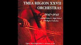 Egmont Overture  TMEA Region XXVII Middle School Symphony Orchestra [upl. by Ecinnej]