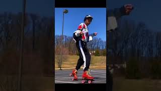 Jam Skating Routine  Crazy Legs amp Dribble Turns Beginner and Intermediate Level Roller Skaters [upl. by Notsecnirp]