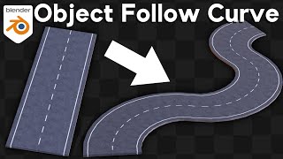 Array an Object Along a Curve in Blender Tutorial [upl. by Asenab133]