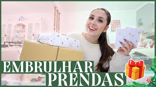 EMBRULHAR as PRENDAS de NATAL 🎁  Joana Gentil [upl. by Kcirdled894]