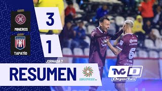 🟠 Mineros 31 Tapatío Liga de Expansión MX Jornada 7 RESUMEN [upl. by Palumbo941]