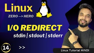 Linux Redirects  Linux Stdin Stdout Stderr HINDI [upl. by Akimal462]