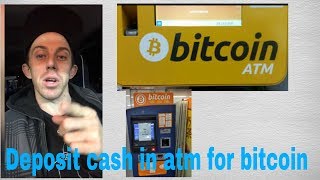 Bitcoin Atm deposit Demonstration  WithdrawDeposit cash for Bitcoin [upl. by Langelo947]