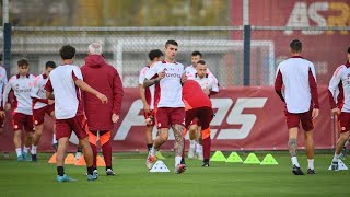 AS Roma training 19112024 💛❤️ football roma asroma calcio seriea asroma ToyotaItalia [upl. by Bridges]