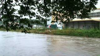 Bautzen  Spree erreicht Hochwasserwarnstufe 3 [upl. by Ayiram]