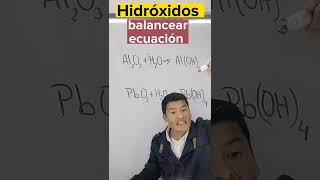 balancear ecuación química ✅ hidróxidos química inorgánica aprende a escribir fórmulas químicas [upl. by Annaerda909]