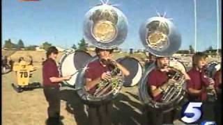 Memorial Band Plays Bulldogs Fight Song [upl. by Iddet147]