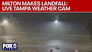 WATCH LIVE Hurricane Milton Tampa weather cam  FOX 5 News [upl. by Kathryn805]