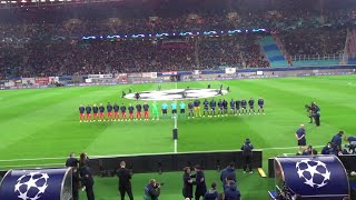 RB Leipzig vs PSG Paris Saint Germain 03112021 UEFA Champions League Anthem Entrance Song [upl. by Hilaire728]