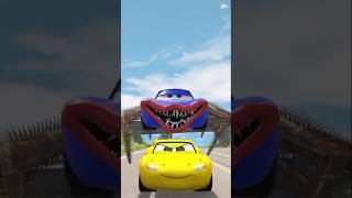 Escape From Lightning McQueen Eater  Car Ride Chase mcqueen lightningmcqueen carridechase [upl. by Adriene]