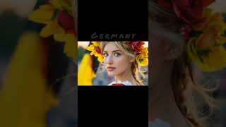 AI generated Women from every country part 1 AI aesthetic Generated VibesCountries people [upl. by Orson]