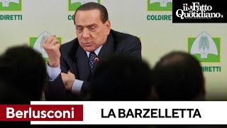 Berlusconi e la barzelletta sullagricoltore Poi il mistero finale di una battuta [upl. by Tehr294]