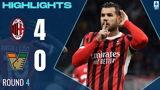 Milan  Venezia  40  Gli Highlights  Lega Serie A 202425 [upl. by Yetnom29]