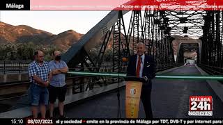 🔴Noticia  Estación de Cártama estrena su renovado Puente de Hierro [upl. by Weisburgh]