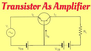 Transistor as Amplifier  Transistor as an Amplifier in Hindi [upl. by Yenoh]