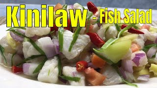 Kinilaw or Fish Salad simplemeal [upl. by Nohtanhoj]