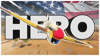 Playing Americas LOWTIER Hero War Thunder P40F [upl. by Sad]