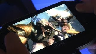 PlayStation Now Playing God of War Ascension on Vita [upl. by Auka]