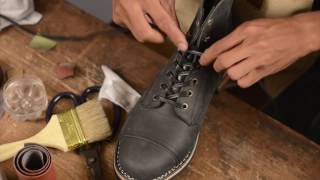 How its made  ORTODOUX RAVEN Riding Boots  Handwelted Veldtschoen Construction [upl. by Hartmunn]