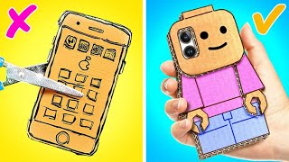 Funda de Móvil DIY de LEGO 📱❤️ Manualidades y Gadgets de LEGO con Tus Personajes Favoritos [upl. by Lorita885]