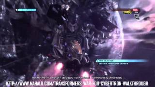 Transformers War for Cybertron Walkthrough  Chapter 9 Aerial Assault 55  Boss Battle Trypticon [upl. by Winograd275]