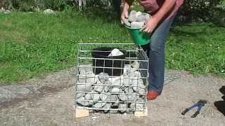 How to build gabion planter USA [upl. by Annoet]