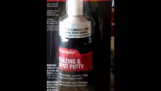 This Glazing spot putty is Good for Repairing mild scratches [upl. by Endora]