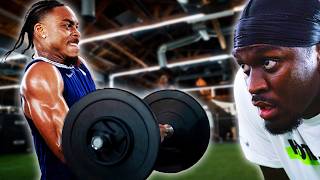 JustinJefferson18 Puts ajgreene15 Through an NFL Players Workout [upl. by Ateiram916]