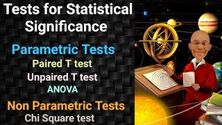 Tests for Statistical Significance  Parametric tests  Non Parametric tests  PSM lectures  Arpits [upl. by Folly]