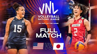 🇺🇸 USA vs 🇯🇵 JPN  Full Match  Quarter Finals  Womens VNL 2023 [upl. by Alverta]