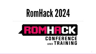 RomHack 2024 [upl. by Ytsanyd433]