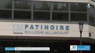 Menace de fermeture de la patinoire de BoulogneBillancourt [upl. by Dorsey]